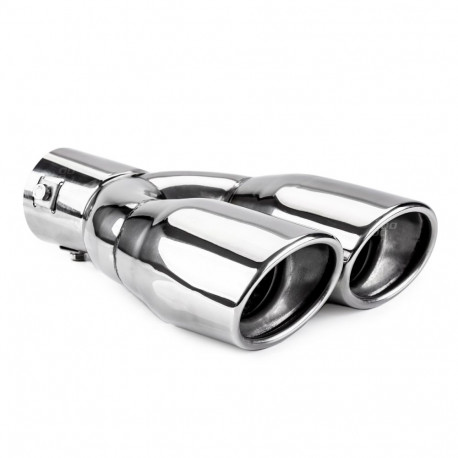 Końcówka tłumika wydechu stal nierdzewna mt 010 chrom amio-01310