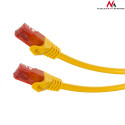 MCTV-301 Y 47267 Przewód kabel patchcord UTP cat6 wtyk-wtyk 1m żółty