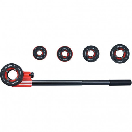 Zestaw gwintownic 3/8, 1/2, 3/4, 1, 1 1/4 proline