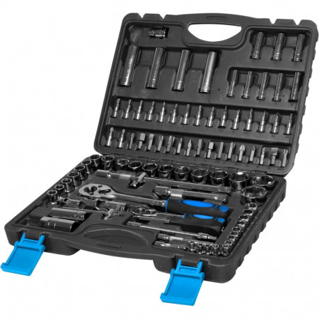 Zestaw 94 szt nasadek i końcówek 1/2'',1/4'', 4-32mm