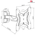 MC-741 46735 Uchwyt do telewizora lub monitora 13-42 cale 25kg czarny