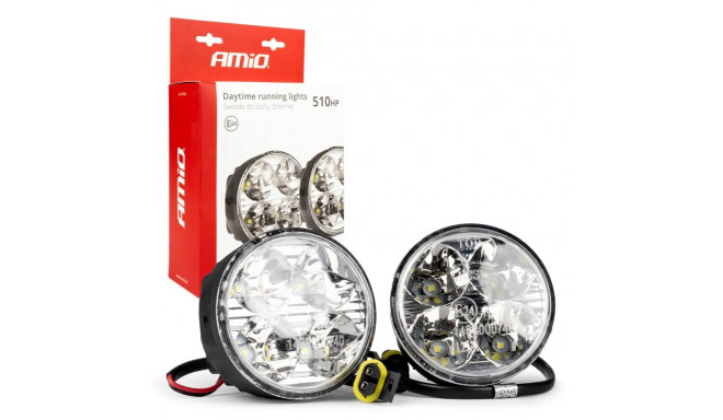 Światła do jazdy dziennej drl 510hp amio-01524