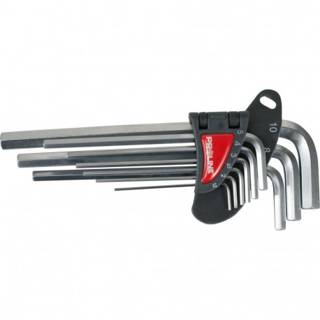 Klucze imbusowe długie kpl. szt.9 1.5-10mm cv proline