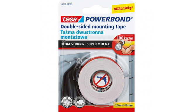 H5579203 Taśma montażowa dwustronna Tesa Powerbond Super Mocna 55792