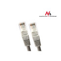 MCTV-646 Przewód, kabel patchcord UTP 5e wtyk-wtyk 0,5 m szary Maclean