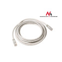 MCTV-646 Przewód, kabel patchcord UTP 5e wtyk-wtyk 0,5 m szary Maclean