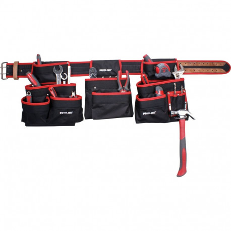 proline tugevdatud paelaga paigaldusvöö taskud