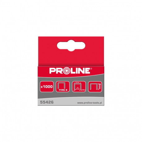 Zszywki typ r/50, 8mm, 12,7*0,7mm, 1000 szt, proline