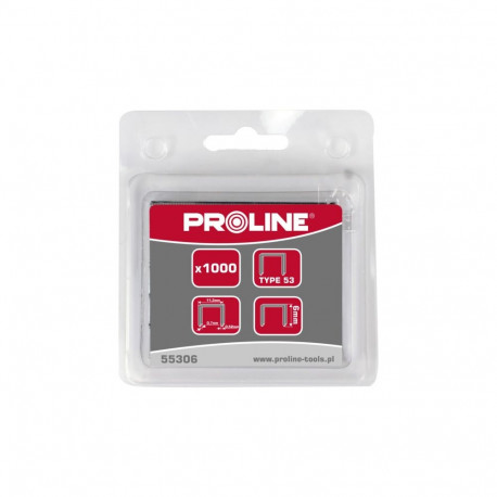 Zszywki typ a/53, 6mm, 11,3*0,7mm, 1000 szt, proline