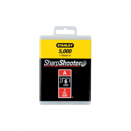 TRA2055T tüüp A klamber, 3/53/530, 8 mm, 5000 tk, Stanley 1-TRA205-5T