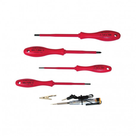 10540 elektrotehniliste kruvikeerajate komplekt 1000V, 5 osa