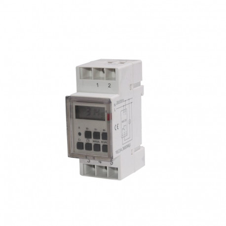 Digitaalne taimer MCE09 DIN-liistule