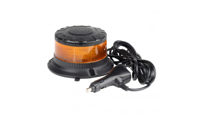 Lampa ostrzegawcza błyskowa kogut led w28m 12v 24v amio-04105