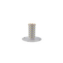 Lampa ostrzegawcza błyskowa kogut 80 led magnes r10 12v 24v w09m amio-01502