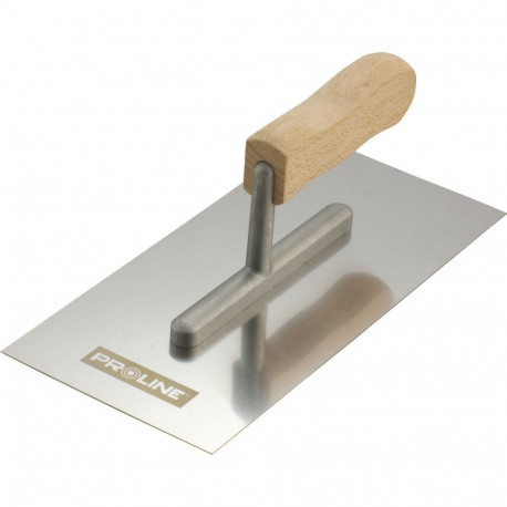 Paca nierdzewna 580*130mm gładka rączka drew.zam proline