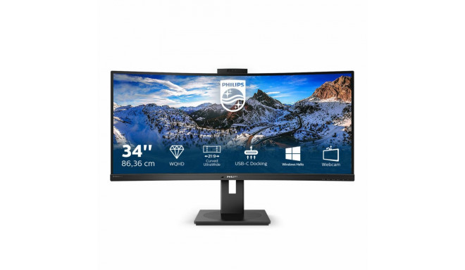 Videowall Monitor Philips 346P1CRH/00 LCD UltraWide Quad HD 34" 34"