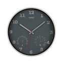 Wall Clock Versa Grey Plastic (4,3 x 35,5 x 35,5 cm)