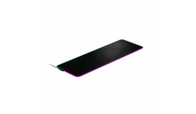 Mouse Mat SteelSeries QcK Prism Cloth XL Gaming Black 90 x 30 cm LED RGB Multicolour
