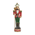 Decorative Figure Nutcracker Red LED Light Polyresin 20 x 86 x 28 cm