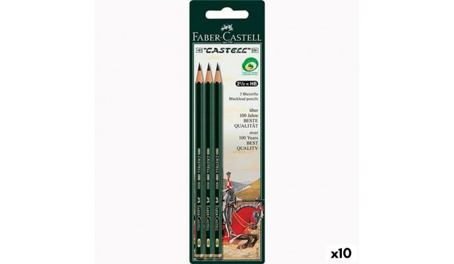 Pliiatsi Komplekt Faber-Castell Kuusnurkne HB (10 Ühikut)
