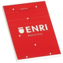 Märkmik ENRI Punane A4 80 Lehed 4 mm (5 Ühikut)