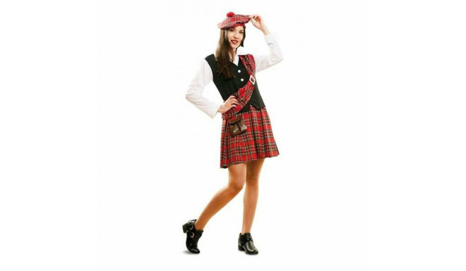Costume for Adults My Other Me Castañera Scottish Woman Red M/L