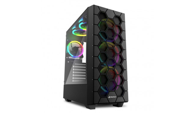 ATX Semi-tower Korpus Sharkoon RGB HEX Must