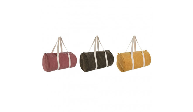 Sports bag Home ESPRIT Green Fuchsia Mustard 3 Units