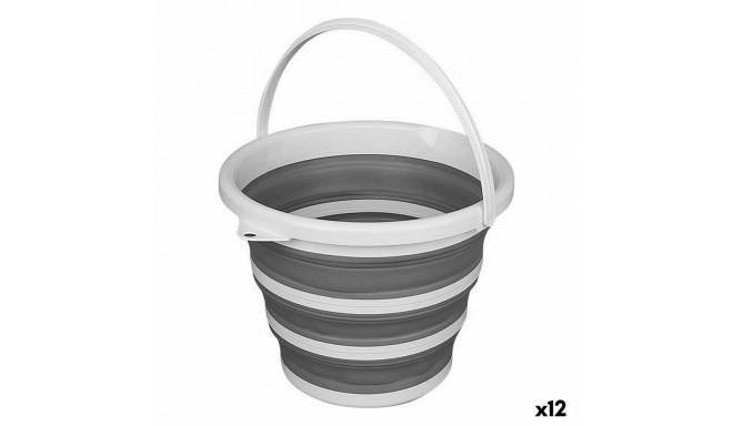 Bucket with Handle Confortime 10 L 34 x 33 x 25 cm (12 Units)