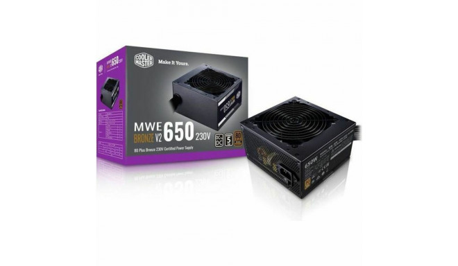 Toiteplokk Cooler Master MPE-6501-ACABW-BEU ATX 650 W 80 Plus Bronze