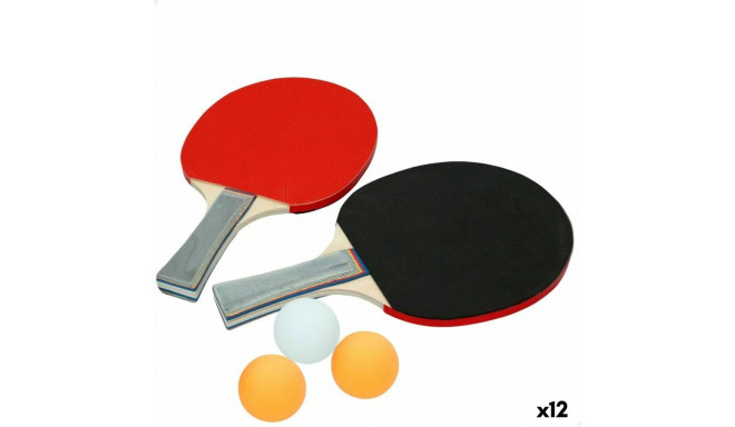 Ping Pong Set Aktive 14,5 x 25 x 0,9 cm (12 Units)