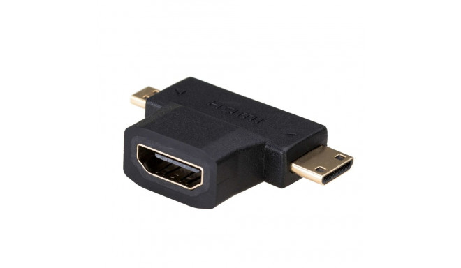 HDMI-Mikro-HDMI Adapter Akyga AK-AD-23 Mini HDMI Must