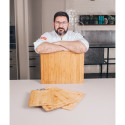 Cutting board Quttin Bamboo 45 x 35 x 1,2 cm (4 Units)