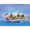 Playset Playmobil Action Heroes - Fireboat and Water Scooter 71464 52 Tükid, osad