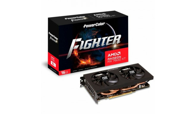 Graafikakaart Powercolor FIGHTER AMD Radeon RX 7600 XT 16 GB GDDR6