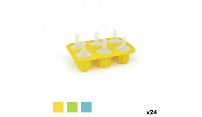 Jäätisevorm Quttin Vormid Silikoon 18 x 5,3 x 12,3 cm (24 Ühikut)