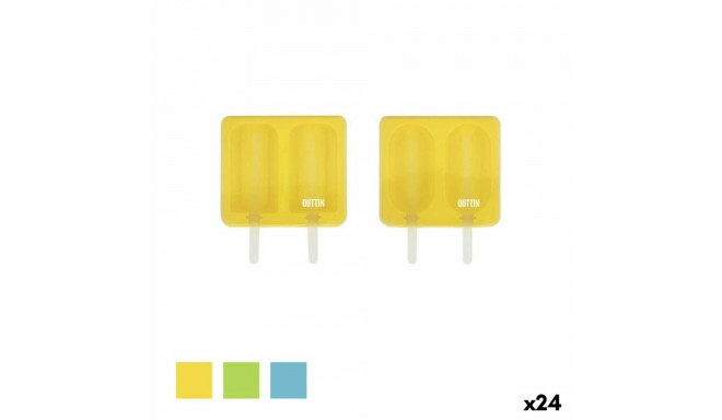 Jäätisevorm Quttin Double Silikoon 11,5 x 13,3 x 3 cm (24 Ühikut)