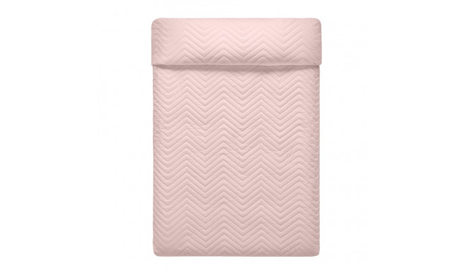 Reversible Bedspread HappyFriday Basic Arista Grey Light Pink 250 x 260 cm