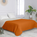 Reversible Bedspread HappyFriday Basic Dash Orange 240 x 260 cm