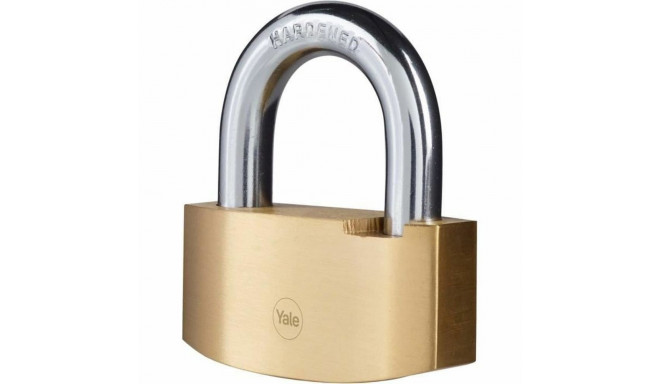 Key padlock Yale Rectangular Golden