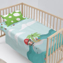 Bedding set HappyFriday Happynois Pirata Multicolour Baby Crib 2 Pieces