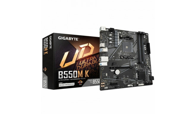 Mātesplate Gigabyte B550M K 1.0 AMD B550 AMD AMD AM4