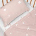 Bedding set HappyFriday Basic Kids Little star Pink Baby Crib 2 Pieces