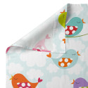 Cot Bedding Set HappyFriday Mr Fox Little Birds Multicolour Baby Crib 2 Pieces