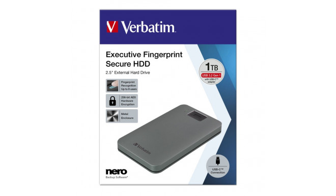 External Hard Drive Verbatim 53652 1 TB HDD