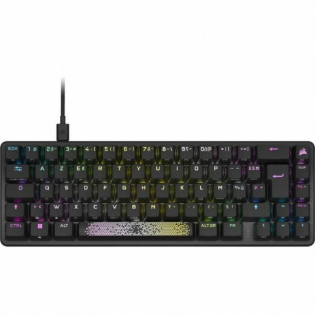 Klaviatuur Corsair K65 PRO MINI Must Prantsuse AZERTY