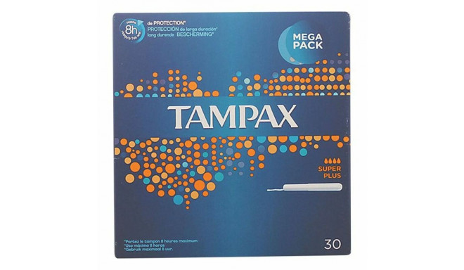 Super Plus Tampon Tampax Tampax Plus 30 Units