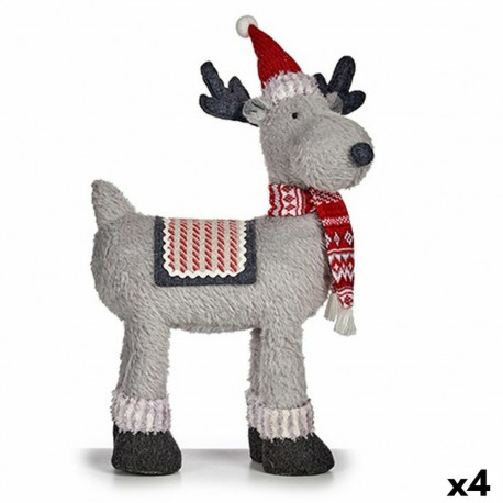 Christmas Reindeer Krist+ FG09-PX21385A FG09-PX21385A White Red Grey Christmas Reindeer 22 x 47 x 45