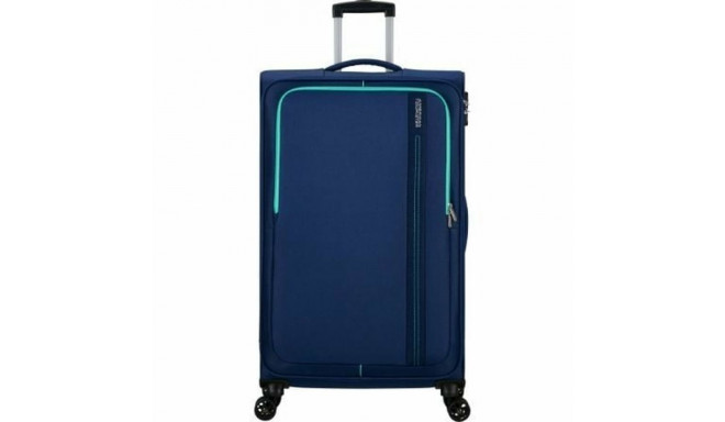 Cabin suitcase American Tourister Sea Seeker Spinner Blue 92,5 L 80 x 47,5 x 28,5 cm