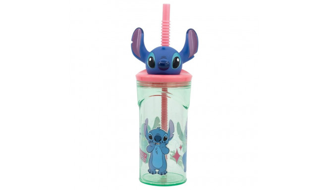 Glāzi ar Salmiņu Stitch Sweet 3D 360 ml